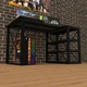 Геймерський стіл Rasin LOFT-15 Чорний 140х80 Тіса меблі - зображення 4
