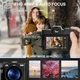 Фотоаппарат NBD WD06 48Мп / CMOS / 4K / 16X зум / Wi-Fi / Черный Б/В - изображение 2