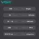 Электробритва шейвер VGR V-362 Blue LED дисплей водозащита IPX6 аккумулятор 1400 мАч (9027) - изображение 6