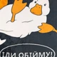 Плед-покрывало Love You Флисовое Черное Полуторное 150х200 см Гуси (ly8184) - изображение 3