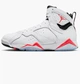 Кроссовки Air Jordan 7 Retro White Infrared White CU9307-160 47 - изображение 1