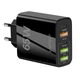 Зарядное устройство Linktech 65W Быстрая зарядка 3 USB-A + 2 Type-C Адаптер для питания Samsung, iPhone, Xiaomi, Redmi, Huawei, Realme Блок питания телефона - изображение 1