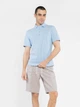 Поло длинное мужское Arber Jersey Polo-Shirt M14.11.23.521 M Голубое (ARB2800000505875) - изображение 1