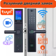 Розумний дверний замок з камерою Wi-Fi відбитком пальця і ключ-картою Чорний (JDT-0847123) - зображення 2