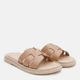 Женские шлепанцы кожаные PARADIZE SHOES SL-1204 36 23.2 см Капучино (ROZ6501062260) - изображение 3