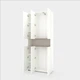 Шафа Metkas Home B001 900x350x2130 ЛДСП Білий сніг - Кашемір - зображення 2