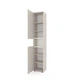 Пенал Metkas Home B003U 400x350x2130 ЛДСП Кашемір - Білий Сніг - зображення 2