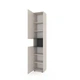 Пенал Metkas Home B003U 400x350x2130 ЛДСП Кашемір - Антрацит - зображення 2