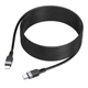 Кабель для зарядки и передачи данных USB Hoco X109 Silicone PD27W /3A Type-C to Lightning 3m Black (35919_3605822) - изображение 1