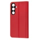 Чехол Fiji Shell для Samsung Galaxy S25 (S931) книжка с магнитом и защитой камеры Red - изображение 3