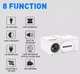 Проектор TY60 800*480 домашний кинотеатр белый - изображение 4