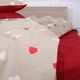 Простынь MirSon Ranforce Elite 17-4750 Multicolored hearts 150х220 см (2200008933678) - изображение 1