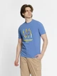 Футболка бавовняна довга чоловіча Arber T-Shirt Ff19 F13.12.06.411 2XL Блакитна (2800000154028) - зображення 1