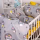 Простирадло MirSon полуторне 150x220 см Kids Time 20-0029 Funny mice бязь (2200009638121) - зображення 5