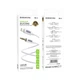 Аудіокабель BOROFONE BL20 True sound silicone digital audio conversion cable iP White (6941991114403) - изображение 2