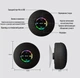 Беспроводная водонепроницаемая Bluetooth колонка для прослушивания музыки в душе / ванной Round Speaker настенный мини динамик с подсветкой и креплением на присоску, черная (104272848) - изображение 8