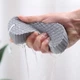 Мягкая губка - пиллинг для тела Banyo массажная отшелушивающая мочалка с эффектом скраба для душа / ванной, серый (104273679) - изображение 2