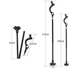 Складная алюминиевая трость Posture Cane для ходьбы 063o - изображение 3