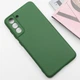 Чехол на Samsung Galaxy S21 / для самсунг галакси С21 ТПУ Зеленый / Dark green - изображение 2