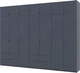 Шкаф для одежды Doros Лукас 3+4 ДСП 315х50х240 см Графит (42005137) - изображение 3