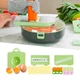 Мультифункциональная овощерезка 10 в 1 кухонный слайсер Vegetable Chopper Slicer Pro - изображение 6