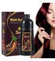 Фарбуючий шампунь для волосся MEIDU 3 в 1 бордовый 500 мл Wine Red - зображення 4