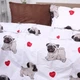 Комплект постельного белья Бязь 17-0566 Pug-dog 2х160х220 (2200004733555) - изображение 3