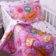 Простирадло MirSon Kids Time Дитячий 110 х 160 см 17-0512 Bombs pink Бязь (2200007073207) - зображення 2