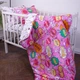 Простирадло MirSon Kids Time Дитячий 110 х 160 см 17-0512 Bombs pink Бязь (2200007073207) - зображення 3