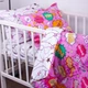 Простирадло MirSon Kids Time Дитячий 110 х 160 см 17-0512 Bombs pink Бязь (2200007073207) - зображення 4