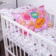 Простирадло MirSon Kids Time Дитячий 110 х 160 см 17-0512 Bombs pink Бязь (2200007073207) - зображення 8