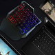 Клавіатура та миша геймерський комплект 2 в 1 USB з RGB-підсвіткою 198I G506 - зображення 3