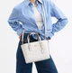 Жіноча сумка Coach C4250 Signature Mollie 25 Chalk/glacierwhite - зображення 2