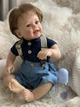 Силиконовая Коллекционная Кукла Реборн Reborn Мальчик Пабло ( Виниловая Кукла ) Высота 55 см - изображение 6