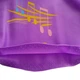 Шапочка для плавания SNS KW фиолетовая силиконовая для длинных волос с местом для пучка - изображение 2