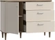 Комод Frisco левый LACETTI 1210x420x920 Бежевый/Дуб Валенсия 1д3ш (23409-LCTK221L) - изображение 2