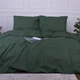 Комплект постельного белья MirSon семейный 160x220 см х 2 шт 17-0612 Stripe Emerald Ranforce Elite (2200008201517) - изображение 2
