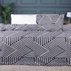 Комплект постельного белья MirSon Полуторный Евро 160х220 см Ranforce&nbsp;Elite 17-0629&nbsp;Diamond&nbsp;Black&nbsp;White Ранфорс (2200008464752) - изображение 1