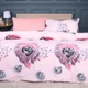 Комплект постельного белья Mirson Полуторный Евро 160х220 см 17-0724 Diamond Hearts Ranforce Elite (2200010688641) - изображение 1