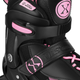 Łyżworolki Nils Extreme 2 w 1 NH382 31-34 S Czarno-Różowe (5907695583267) - obraz 7