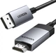 Кабель Ugreen DP119 DisplayPort 1.2 to HDMI 2.0 4K-60 Гц 2 м Black (UGR-15774) - изображение 1
