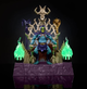 Figurka Mattel Masters of the Universe Masterverse Skeletor with Havoc Thron 18 cm HXX63 (194735241071) - obraz 3