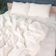 Комплект постельного белья MirSon King Size 220х240 см 17-0623&nbsp;Geometry&nbsp;Creamy Бязь (2200008198343) - изображение 1