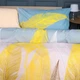 Комплект постельного белья MirSon King Size 220x240 см 17-0737 Golden Feathers Ranforce Elite (2200010841848) - изображение 2