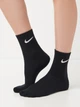 Набор женских носков высоких хлопковых Nike U Nk V Cush Crew Value SX4508-001 34-38 (S) 3 пары Черный (685068091308) - изображение 2