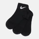 Набор женских носков коротких хлопковых Nike U Nk Perf Ltwt Qt SX4706-001 34-38 (S) 3 пары Черный (884726577080) - изображение 3
