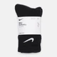 Набор женских носков высоких хлопковых Nike U Nk Everyday Cush Crew SX7664-010 34-38 (S) 3 пары Черный (888407233593) - изображение 5