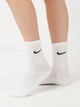 Набір шкарпеток Nike U Nk V Cush Crew Value SX4508-101 34-38 3 пари Білі (685068095412) - зображення 2