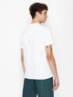 Футболка хлопковая длинная мужская Armani Exchange 533091524 2XL Белая с принтом (1159830013) - изображение 2