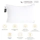 Подушка хлопковая MirSon №2755 Royal Silver Cotton средняя 40х60 см (2200005197042) - изображение 11